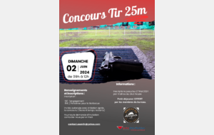CONCOURS DE TIR 25 M - 02.06.2024 